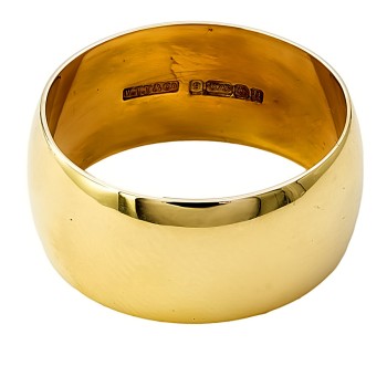 9ct gold 6.6g 1969 Wedding Ring size U
